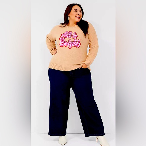 NWT Lane Bryant $69.95 Size 18/20 2X Christmas Holiday Sweater Plus Curvy - Picture 5 of 11